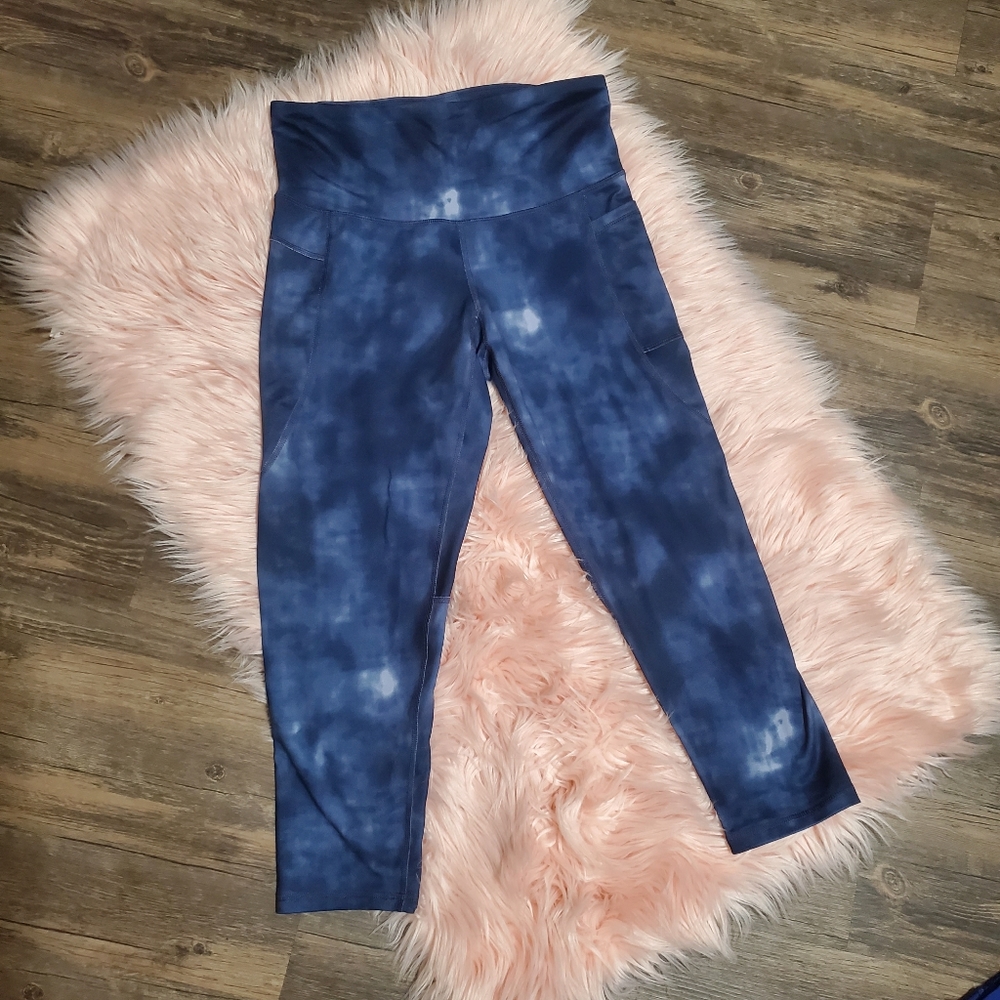C9 Tie Dye Cropped Leggings with Pockets
